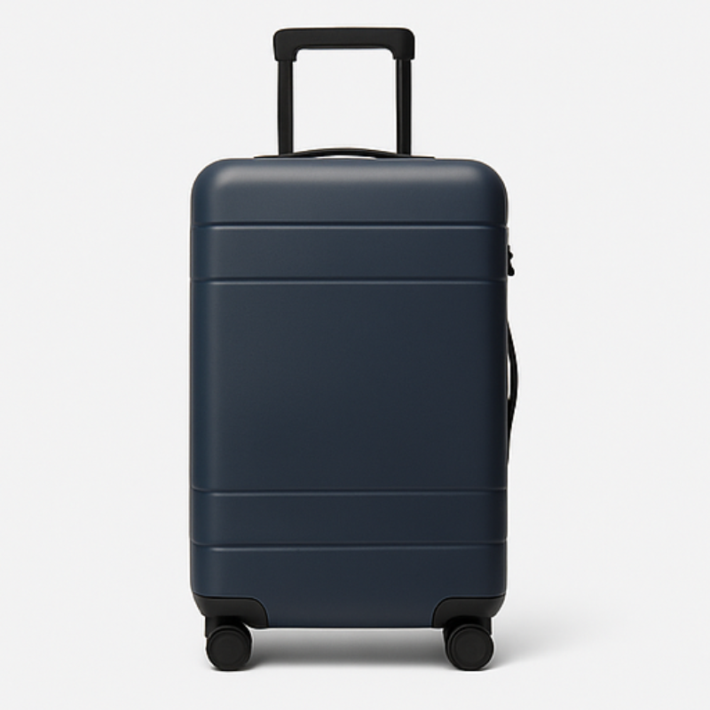 J’reii Signature Carry-On Spinner Luggage - Navy Blue