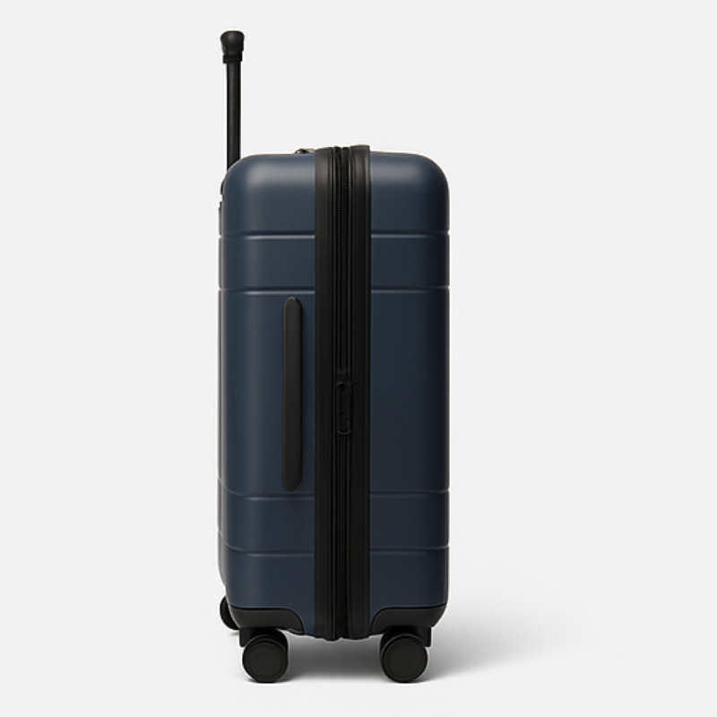 J’reii Signature Carry-On Spinner Luggage - Navy Blue