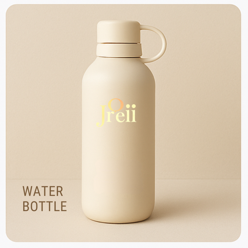 J’reii Matte Insulated Water Bottle – Vanilla Cream