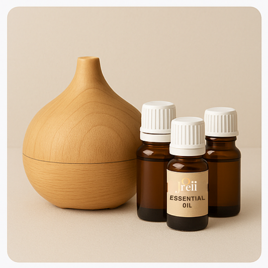J’reii Essential Oil & Diffuser Set – Serenity Blend Trio