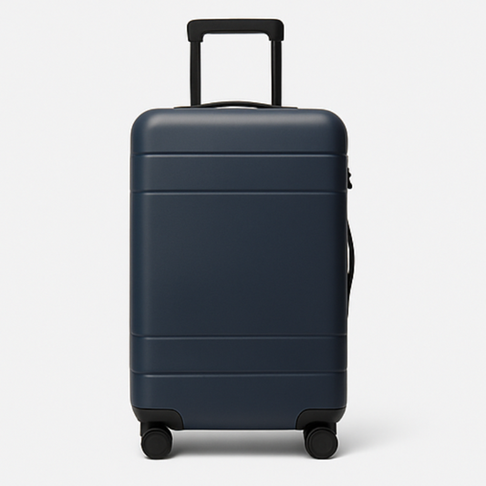 J’reii Signature Carry-On Spinner Luggage - Navy Blue