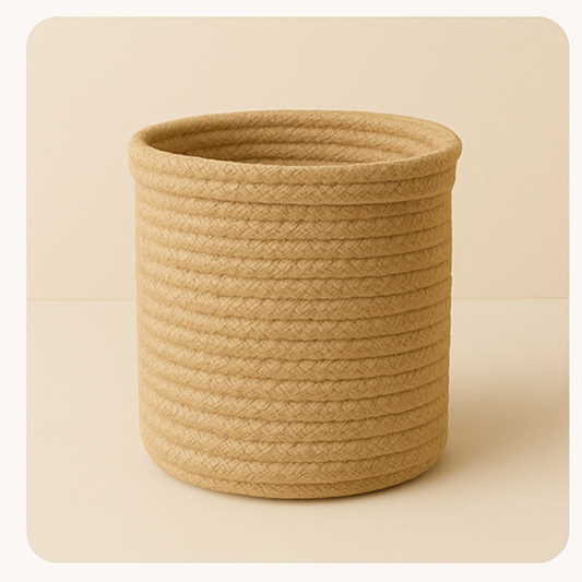 J’reii Woven Storage Basket – Honey Sand