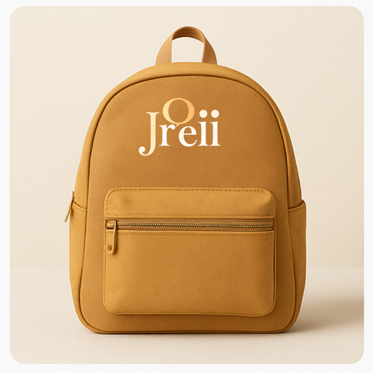 J’reii Everyday Mini Backpack – Golden Mustard
